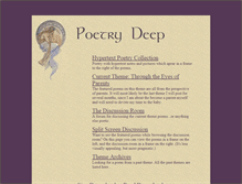 Tablet Screenshot of poetry.windhavenweb.com